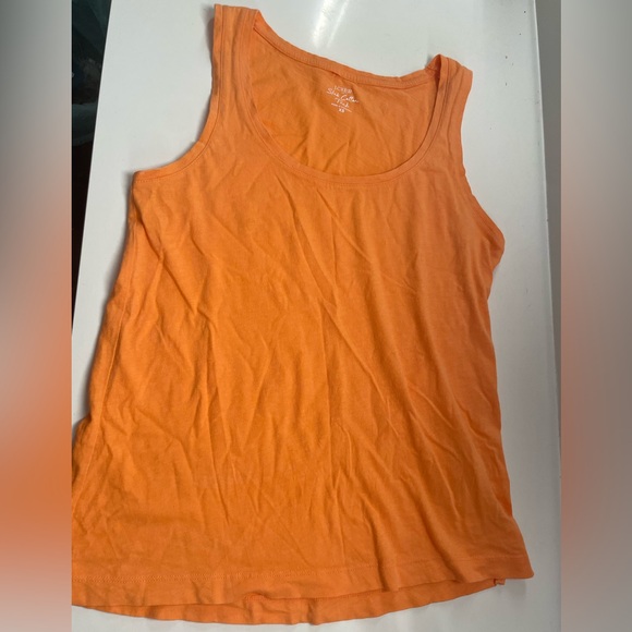 J. Crew Factory Slub Cotton Tank in Cantaloupe 🍊 - Picture 6 of 6